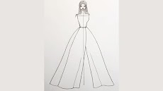 ドレスを描く方法のおすすめ画像4