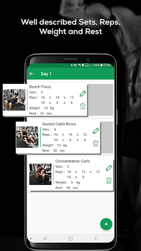 Fitvate - Home & Gym Workout Trainer Fitness Plans 6.8 APK screenshots 5