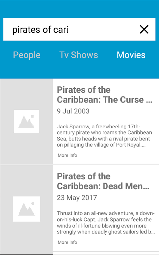 Mangoose - A movie search app Screen 2