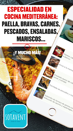 Android application Restaurant Sotavent Tossa screenshort