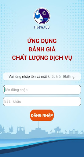 Android application HueWACO Đánh Giá Dịch Vụ screenshort