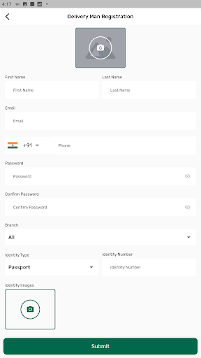 Saad al abdullah Delivery App Screen 2