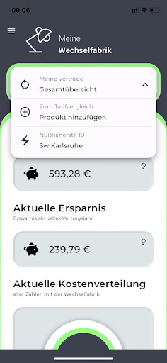 Android application WechselFabrik screenshort