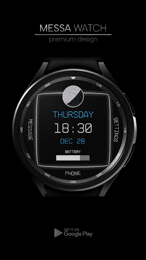 Space Minimal Watch Face Screen 3