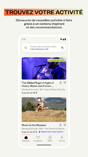 Aperçu de l'application