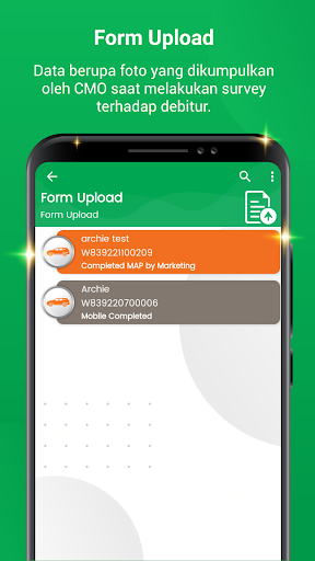 Android application JM ORDER screenshort