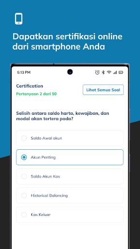 Zahir Certification Screen 2