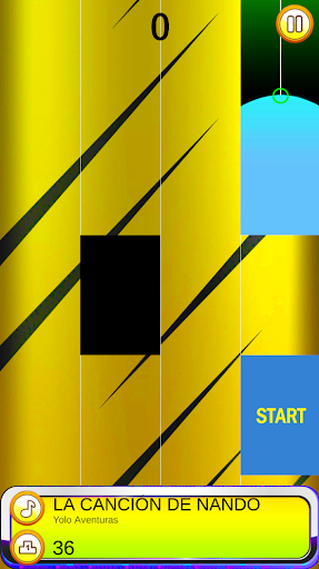 Yolo Aventuras Piano Tiles