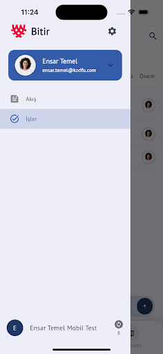 Android application Bitir screenshort