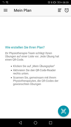 Android application Heimübungen screenshort