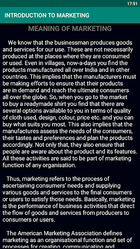 Introduction To Marketing Screen 2