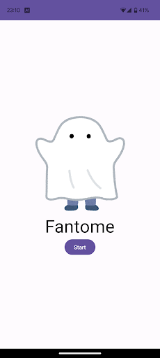 Android application fantome screenshort