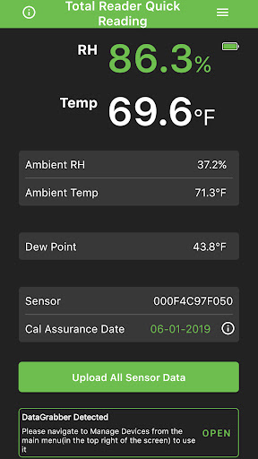 Android application DataMaster™ L6 screenshort