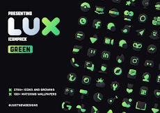 Green Icon Pack : LuXのおすすめ画像1