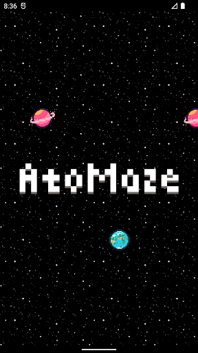 Android application AtoMaze - Atom in Maze screenshort