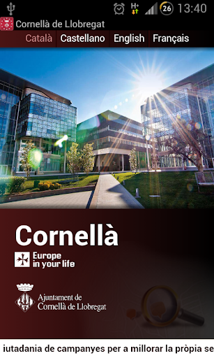 Android application Cornellà de Llobregat screenshort