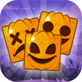 Cube Pumpkin Halloween icon