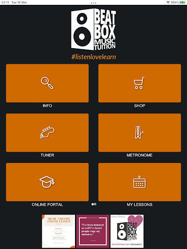 Beatbox Music Tuition Screen 3