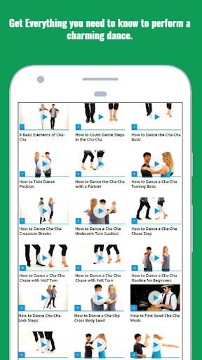 ChaCha Dancing Guide Screen 2