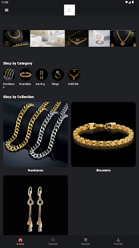 Android application OrnamentJewelrys screenshort