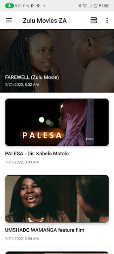 Zulu Movies Screenshot 2 - AppWisp.com