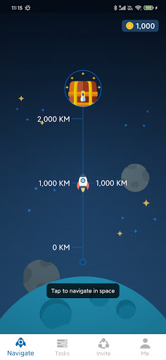 Android application Treasure Hunt screenshort