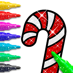 Icon image Christmas kids coloring