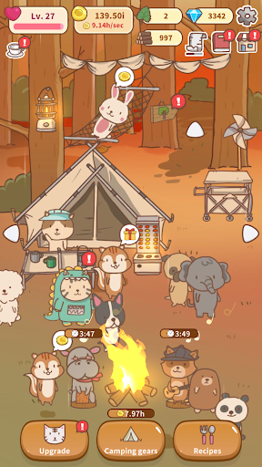 Animal Camping: Idle Camp - Simulation - games