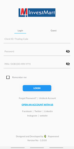 Android application InvestMart Stock & Mutual Fund screenshort