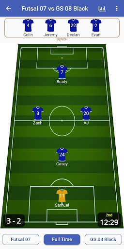 Starting XI: Soccer Stat Track Screenshot 1 - AppWisp.com