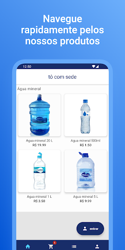 Android application Tô com sede - Delivery em casa screenshort
