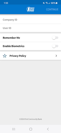 Android application FCBMilton Business screenshort