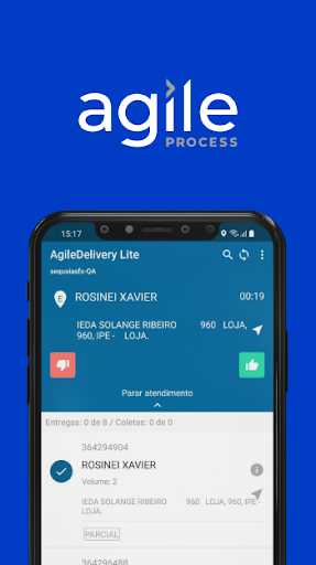 Android application AgileDelivery Lite screenshort