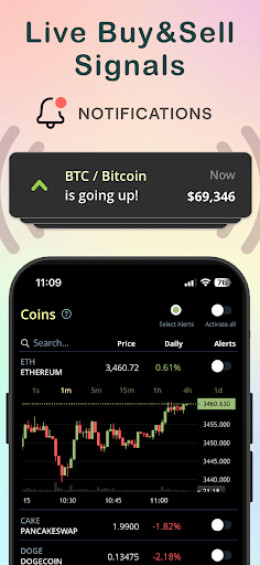 Coin Push Crypto Alerts Screen 2