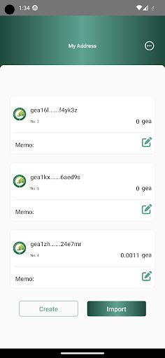 GEA Crypto Wallet Screenshot 3 - AppWisp.com