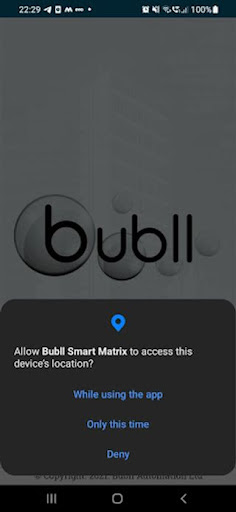 Android application BSM-Bubll-Device screenshort