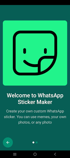 Android application WhatsApp Sticker Maker screenshort
