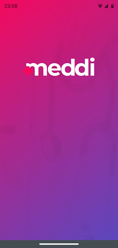Android application Meddi para Profissionais screenshort