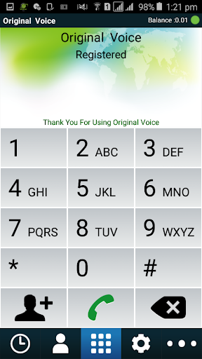 Original Voice Screen 2