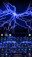 screenshot of Blue Lightning Theme