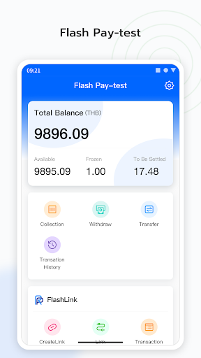 Android application Flash Pay MP Plus screenshort