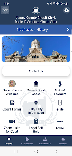 Android application Jersey Circuit Clerk IL screenshort
