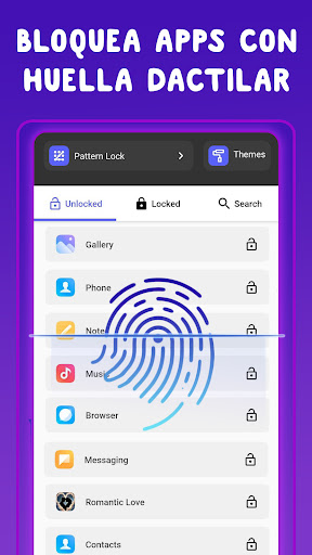 Vista previa de la aplicación