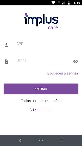 Implus Care Monitor Screen 2