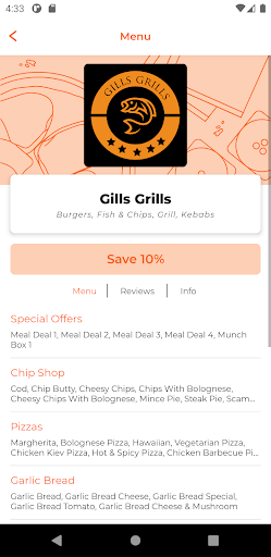 Gills Grills NE22 Screen 2
