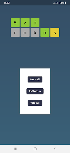 Android application Szórakás screenshort