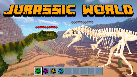 Jurassic Dinosaur Mod for MCPE