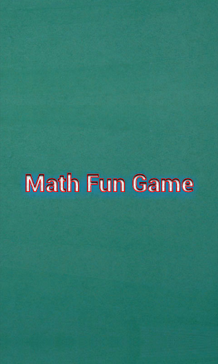 Android application Math Fun Game screenshort