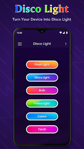 Android application Disco Lights : LED Flash Light screenshort