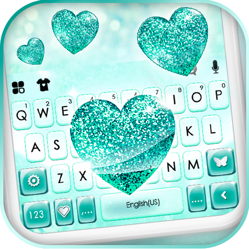 Glitter Heart Theme logo